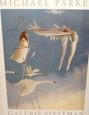 МАЙКЛ ПАРКС «ЛЕБЕДИНЫЙ ДУХ» ОГРОМНЫЙ ГАЛЕРНЫЙ ПЛАКАТ - Изображение 1 из 4