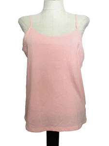 TIME AND TRU PINK CORAL ADJUSTABLE STRAP STRETCH KNIT CAMI/TANK Sz 3XL* - Picture 1 of 9