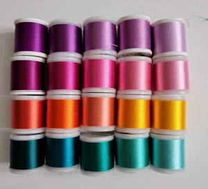 Lot Of 20 Spools Madeira Rayon Embroidery Thread Halloween Collection New T1 - Picture 1 of 3