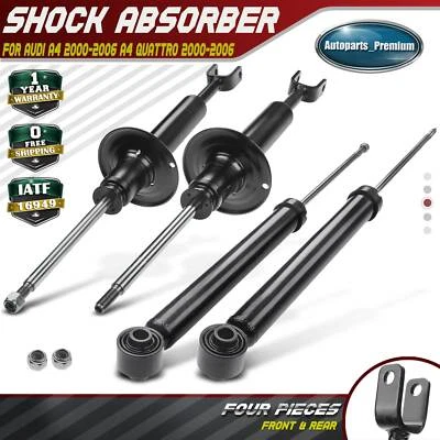 Juego de 4 Amortiguadores Delanteros y Traseros Audi A4 2000-2006 A4 Quattro 2000-2006 Foto 1 de 4