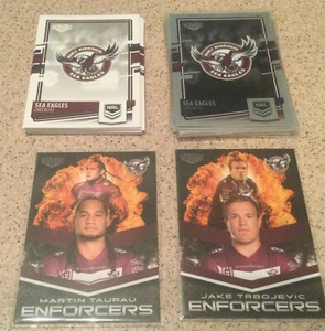2021 NRL ELITE MANLY SEA EAGLES ENFORCERS,PARALLEL & COMMON SET - Picture 1 of 1