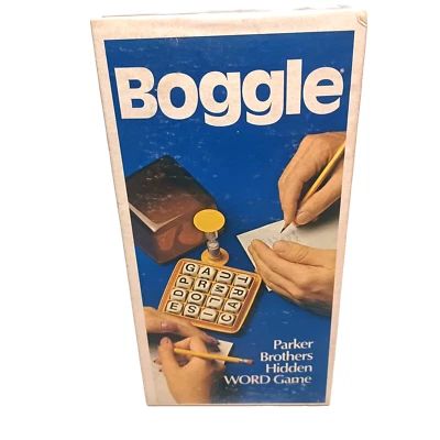 BOGGLE Dice Word Board Game 1976 Complete CIB Parker Brothers - Image 1 of 4
