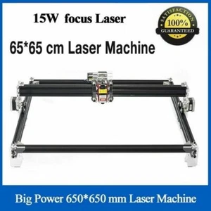 15000MW CNC Blue Laser Engraving Machine 15W Cutter 650x650mm DIY Engraver lazer - Picture 1 of 8