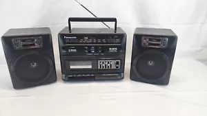 Panasonic RX CS710 Portable Stereo System Cassette Player AM FM SEE DISC - Picture 1 of 13