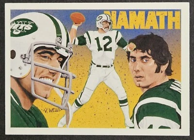 1991 Upper Deck Joe Namath Football Heroes #18 Joe Namath New York Jets HOF - Image 1 of 2