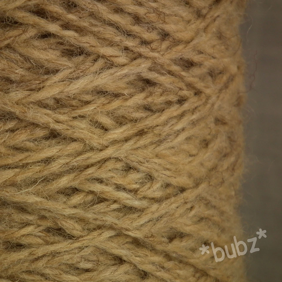 BERBER RUG MAKING WOOL BEIGE TWEED 400g CONE WEAVING YARN BB43 CARPET WHIPPING - Image 1 of 1
