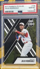 💎JULIO RODRIGUEZ 2017 Elite Extra Edition TRUE ROOKIE CARD RC PSA 10 Gem Mint💎
