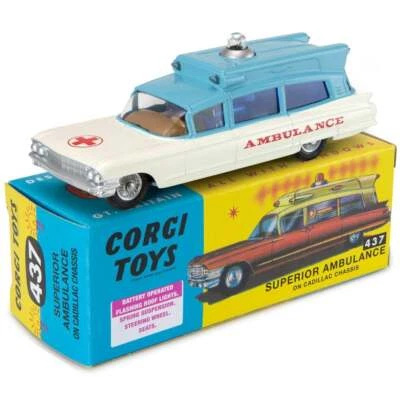 Corgi Model Club 437 - Superior Ambulance on Cadillac Chassis Diecast inc COA - Image 1 of 4