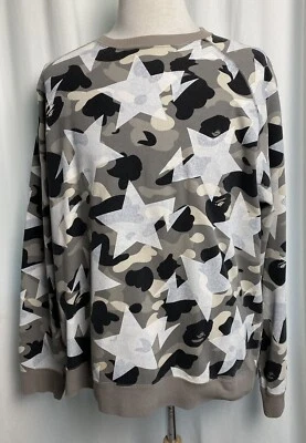 A Bathing Ape Classics Bape Bapesta Black Grey Camo Screen Print Men’s XL Rare - Image 1 of 4