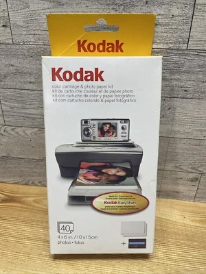 KODAK PH-40 Color Cartridge & Photo Paper Kit CAT: 123 1349 Free Shipping - Image 1 of 4