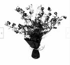 Black and Silver Centerpiece In Different Ages for Party Tableware/Birthdays 