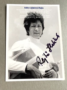 ILDIKO UJLAKINE-REJTO 2xOlympiasiegerin 1964 Fechten signed Foto 10x14 Autogramm - Picture 1 of 1