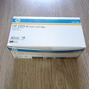 BOITE de 10 cartouches HP DATA CARTRIDGE DDS-4 40GB C5718A - Afbeelding 1 van 3