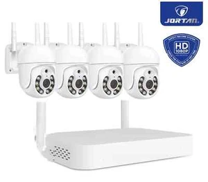 Kit Videosorveglianza WIFI IP 4 Telecamere PTZ Infrarossi NVR HD 1080p JT-8276 - Imagen 1 de 6