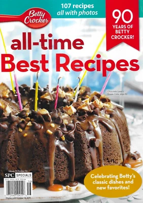 Betty Crocker All Time Best Recipes Magazine Salads Sandwiches Cookies Brownies - Image 1 of 4