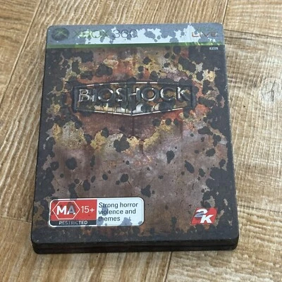Bioshock - Xbox 360,2007, Steel Case PAL Complete W/Manual - Image 1 of 4