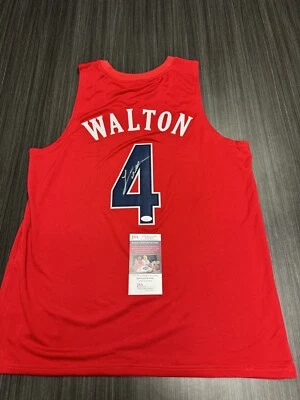 Camiseta deportiva firmada por Luke Walton de los Arizona Wildcats certificado de autenticidad JSA Foto 1 de 2