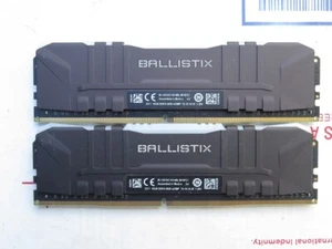 CRUCIAL BALLISTIX 3000MHZ DDR4 32GB RAM (2x16GB) BL16G30C15U4BL.M16FE1 - Picture 1 of 1