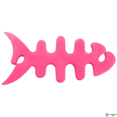 ESPUELA DE PESCADO GRUESO AURICULAR AURICULARES CABLE BOBINADORA ENVOLTURA PARA IPHONE 5 6 4 Foto 1 de 4