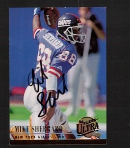 Autógrafo Fleer Ultra 1994 Mike Sherrard--Gigantes de Nueva York - Imagen 1 de 1