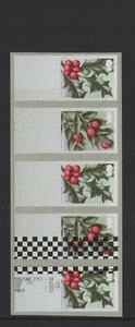 WINTER GREENERY R18YAL PRINTER TEST STRIP TYPE 4 CHEQUERED DOTS POST GO RARE - Picture 1 of 1