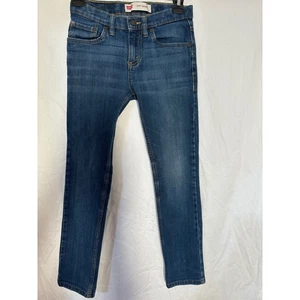 Levi's 510 Skinny Jeans Boys Blue Denim Slim Fit Adjustable Waist 10 Reg - Picture 1 of 3