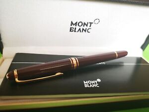Montblanc Meisterstuck Classique Bordeaux w/ Gold Trim Rollerball Pen 163 13651