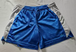 Adidas Damen Shorts mittelblau weiß & hellblau Kordelzug gebraucht - Bild 1 von 10