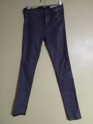 DIESEL Livier Super Slim Legging Cintura Baja Elástico Encerado Gris Jeans 29 Ajustados  Foto 1 de 4