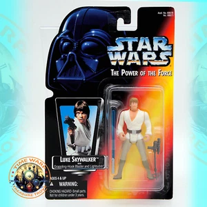 Star Wars POTF II Luke Skywalker Figur SHORT SAW SHORT TRAY RARE RED 1995 MOC - Bild 1 von 9
