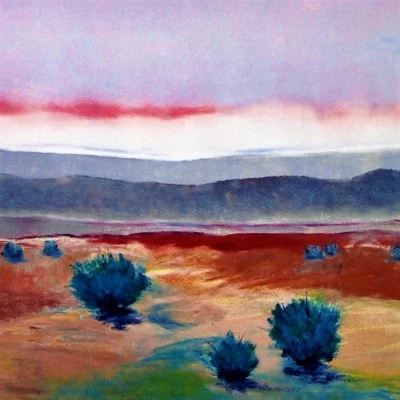 JR GRIFFIN Original Pencil Signed SERIGRAPH Southwest Landscape PROOF - Image 1 of 4