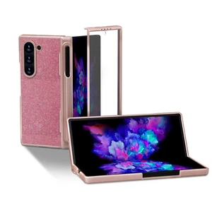 Custodia protettiva lusso Bling + protezione schermo e supporto S Pen per Galaxy Z Fold 6 - Foto 1 di 7