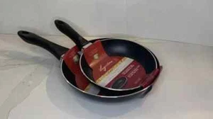 2 PACK Lagostina 8 in & 10 in Non-Stick Frying Saute Pan Skillet Set - Picture 1 of 3
