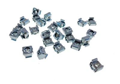 BUCKEYE FASTENER 25 Pack #10-24 Self-Retaining Cage Nuts - 3/8" Panel Hole Size BFC7931-1024