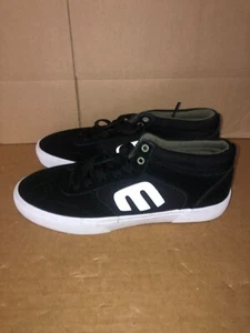 ETNIES WINDROW VULC MID HERREN GRÖSSE 9 SKATESCHUHE SCHWARZ (FEHLENDE EINLEGESOHLEN) - Bild 1 von 9