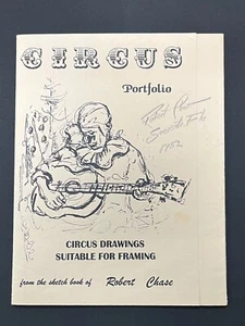 Robert Chase *SIGNED* Circus Portfolio - 5 Limited Edition Prints w/ Water Color - Picture 1 of 11