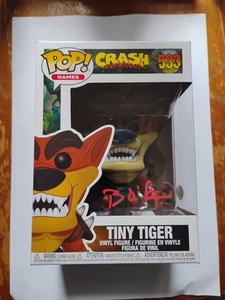 Funko POP! Crash Bandicoot Tiny Tiger #533 Brendan O Brien Autograph Beckett COA - Picture 1 of 10