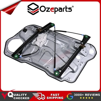 FRONT LH Left Window Regulator With Panel For VW Volkswagen Golf MK4 98~04 - Image 1 of 4