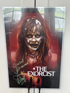 Linda Blair Firmado El Exorcista 11x17 Película Impresión Autógrafo Regan ¡IMPRESIÓN RARA!! - Imagen 1 de 5