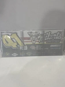 Jason Johnson #41 Weikert’s Livestock Metal Wing Panel 18 X 8 - Picture 1 of 1