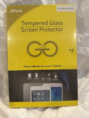 JETech Screen Protector Tempered Glass  iPad Mini 3 2 1￼ - Image 1 of 3