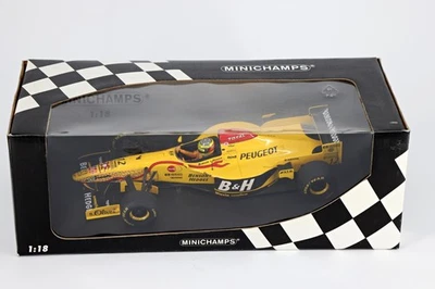 1997 Minichamps F1 1/18 Jordan 197 Ralf Schumacher Giancarlo Fisichella Bensons - Image 1 of 4