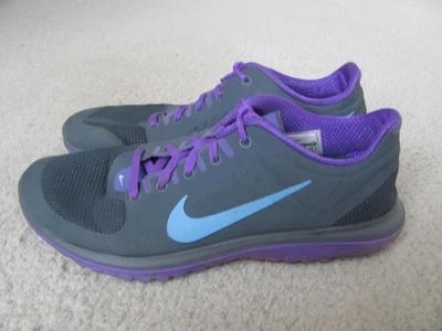 Женские серые, синие и фиолетовые кроссовки Nike размер 7,5 - Изображение 1 из 4