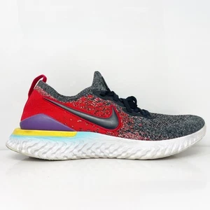 Nike Mens Epic React Flyknit 2 BQ8928-007 Black Running Shoes Sneakers Size 10.5 - Picture 1 of 12