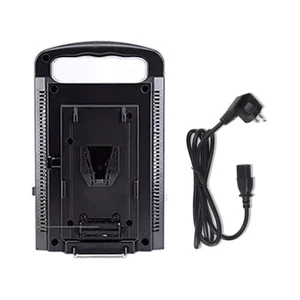 1Pc BP-2CH Dual Channel V-Mount/V Lock Battery Quick Charger With Power Supply - Picture 1 of 13