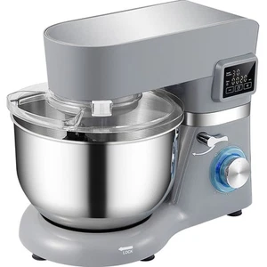 5.5QT 660W Electric Countertop Food Stand Mixer 6-Speed LCD Screen Timing - Picture 1 of 10