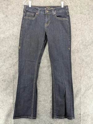 Cowgirl Tuff Jeans Womens 28x31 Dark Wash Stretch Bootcut Western Denim JTUFDW - Image 1 of 4