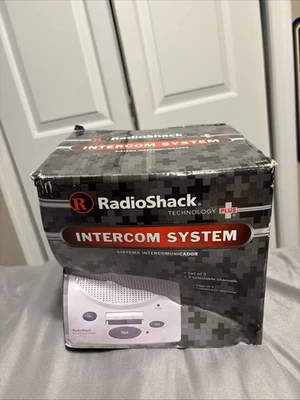 Radio Shack 43-3105 Sistema de Intercomunicación Inalámbrico FM de 3 Canales Nuevo Caja Abierta Daños Foto 1 de 4