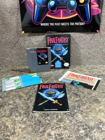 Final Fantasy (Nintendo NES) Complete in Box w/ Maps CIB