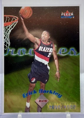 2000-01 Fleer Mystique Erick Barkley Rare Sparkle Glitter Back #3696/4000  - Image 1 of 2